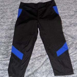 Black and Blue Workout Pants